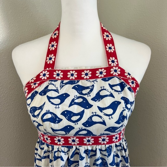 Vintage Denise are Here Partridge/Daisy 70s Halter Dress (see measurements) - Picture 2 of 16